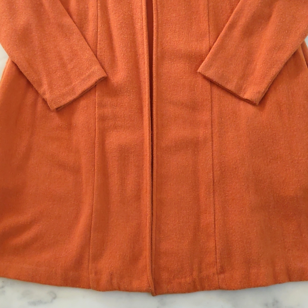 100% Wool Openfront Coat With Side Pockets. - image 4